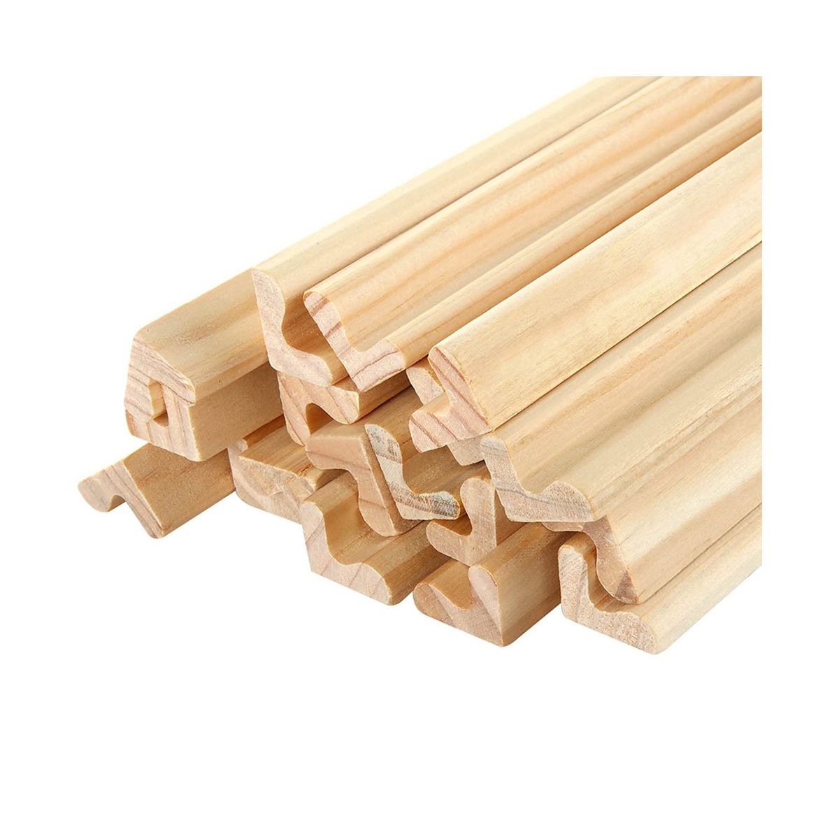 20-Pack Wooden Tile Holders Replacement Rack Racks Trays,