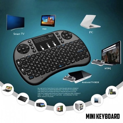 Wireless Mini i8 Rii Game Keyboard Remote Controllers With Touchpad