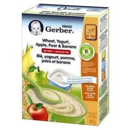 Wheat, Yogurt, Apple, Pear & Banana 227g