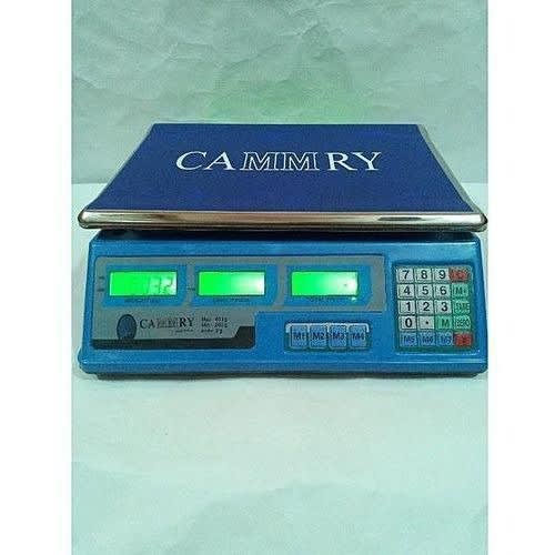 40kg Rechargeable Cammry Digital Scale + Led Light - Blue