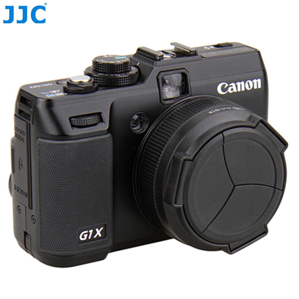 Jjc Camera Auto Lens Cap For Canon Powershot G1x Black Lens