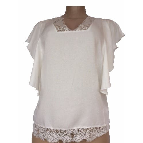 Ladies Frill Sleeve Top