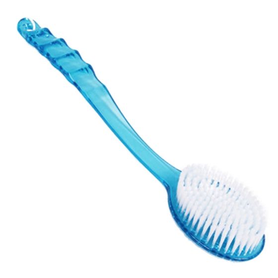 Long Handled Plastic Body Bath Shower Back Brush Scrubber
