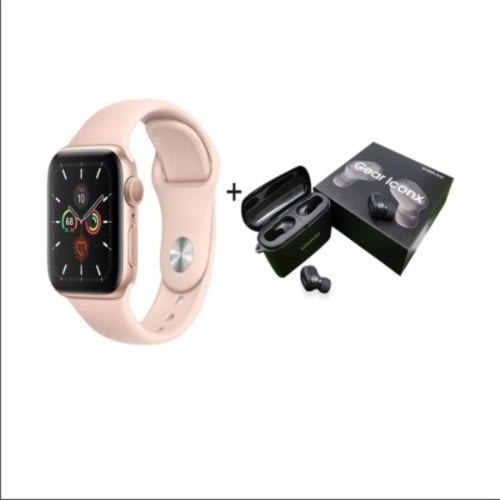 T55 Smart Watch With Heart Rate, Blood Pressure Monitoring + Free Bluetooth Earbuds