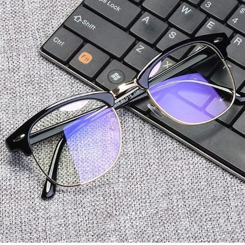 Unisex Anti Blue Light Glasses - Black