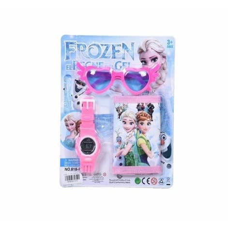 Electronic Watch And Glasses Gift Set - 3 In 1