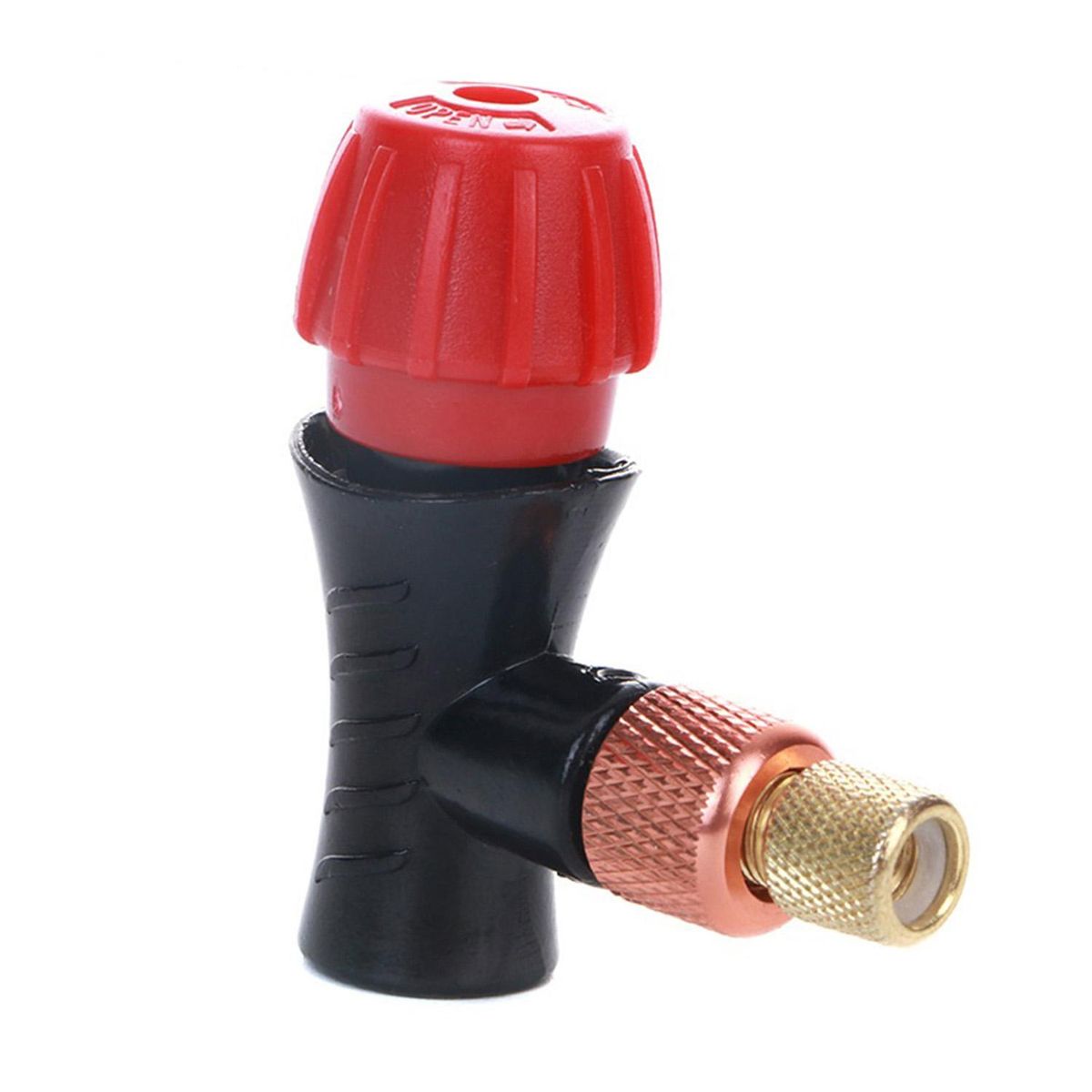 2 in 1 Bike Manual CO2 Inflator Bike Pump Tyre Tube Inflator Compatible Presta Schrader Valve