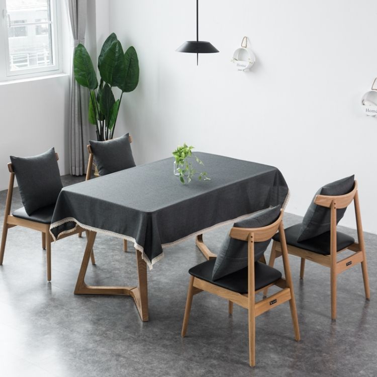 Tablecloth Imitation Linen Lace Table Cloth Dining Table Cover