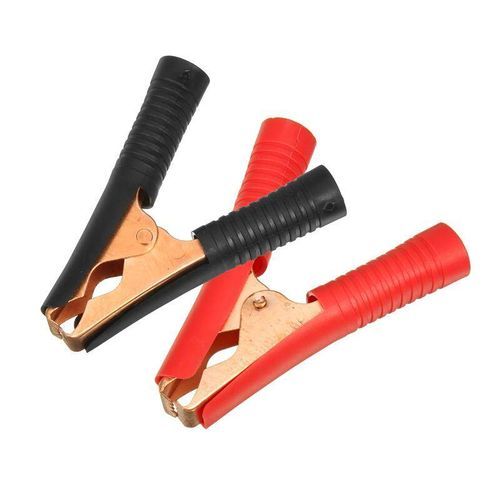 Car Alligator Clips Clamps Crocodile Clip Copper Plating Product 100A Red+Black