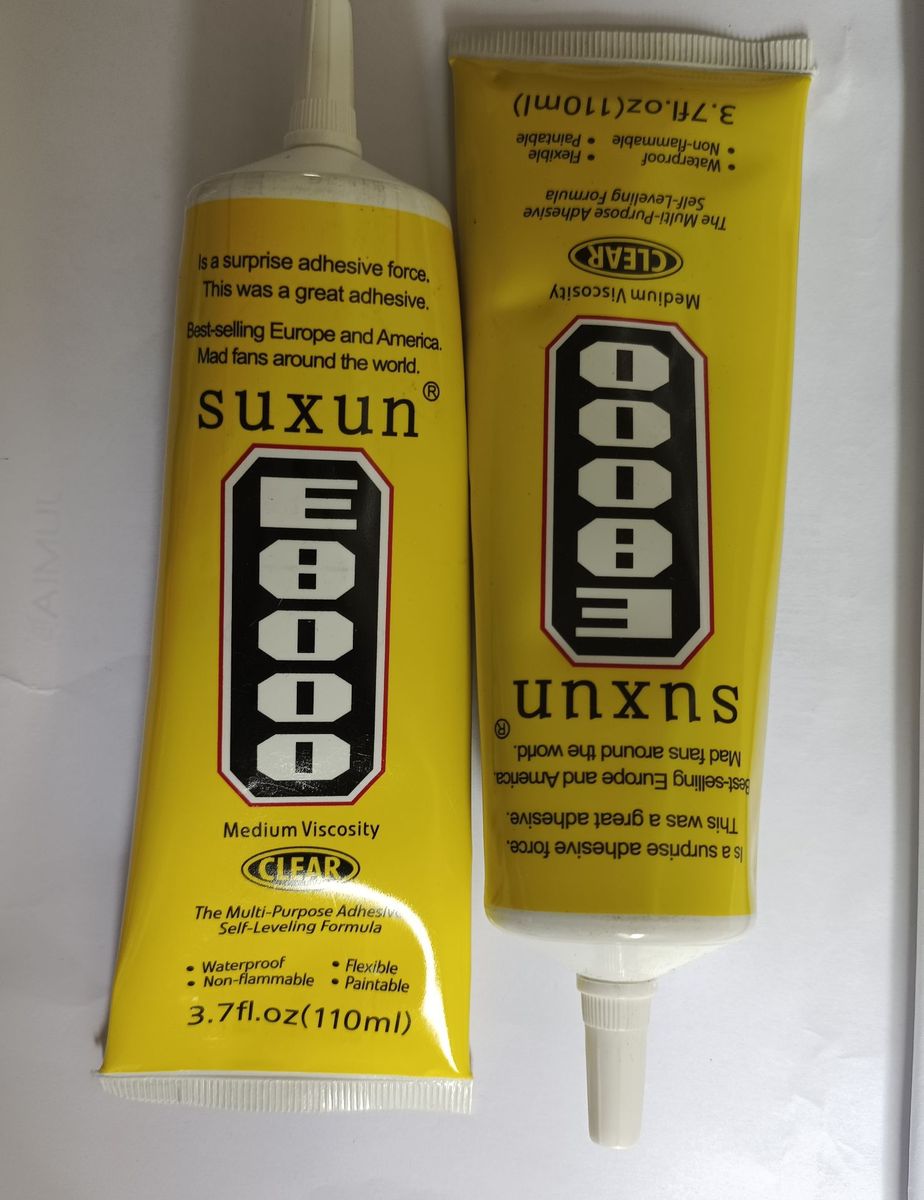 2 Pieces Of 110ml E-8000 Tube Of Adhesive Glue For DIY Ceramics, Metal, Fabric