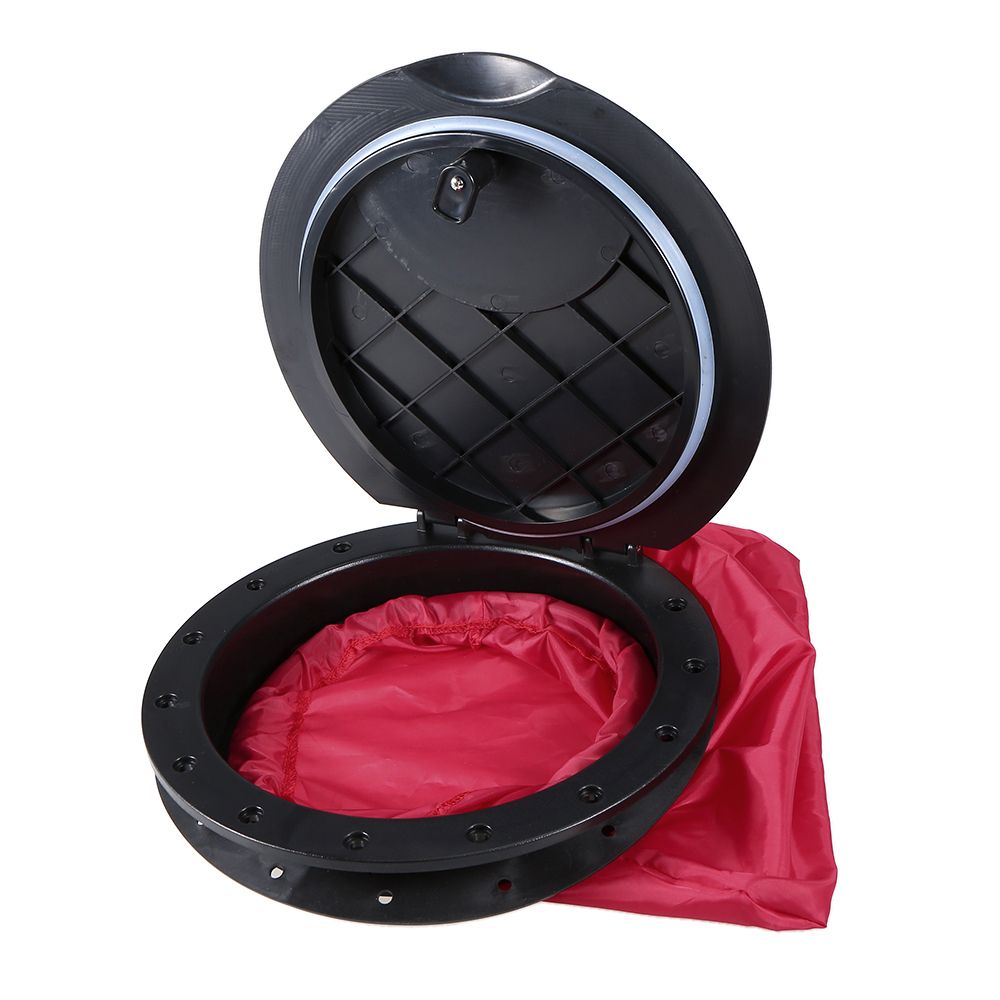 9" Deck Plate Hatch Cover Kit With Storage Bag For Marine