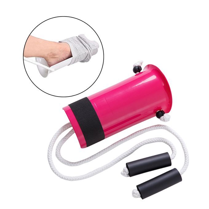 NonSlip Senior Sock  Helper Stocking Slider Pulling Assist Red Red