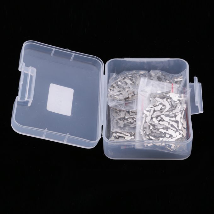 600 Pieces Car Lock Reed Key Cylinder Gasket Plate With Case For Honda