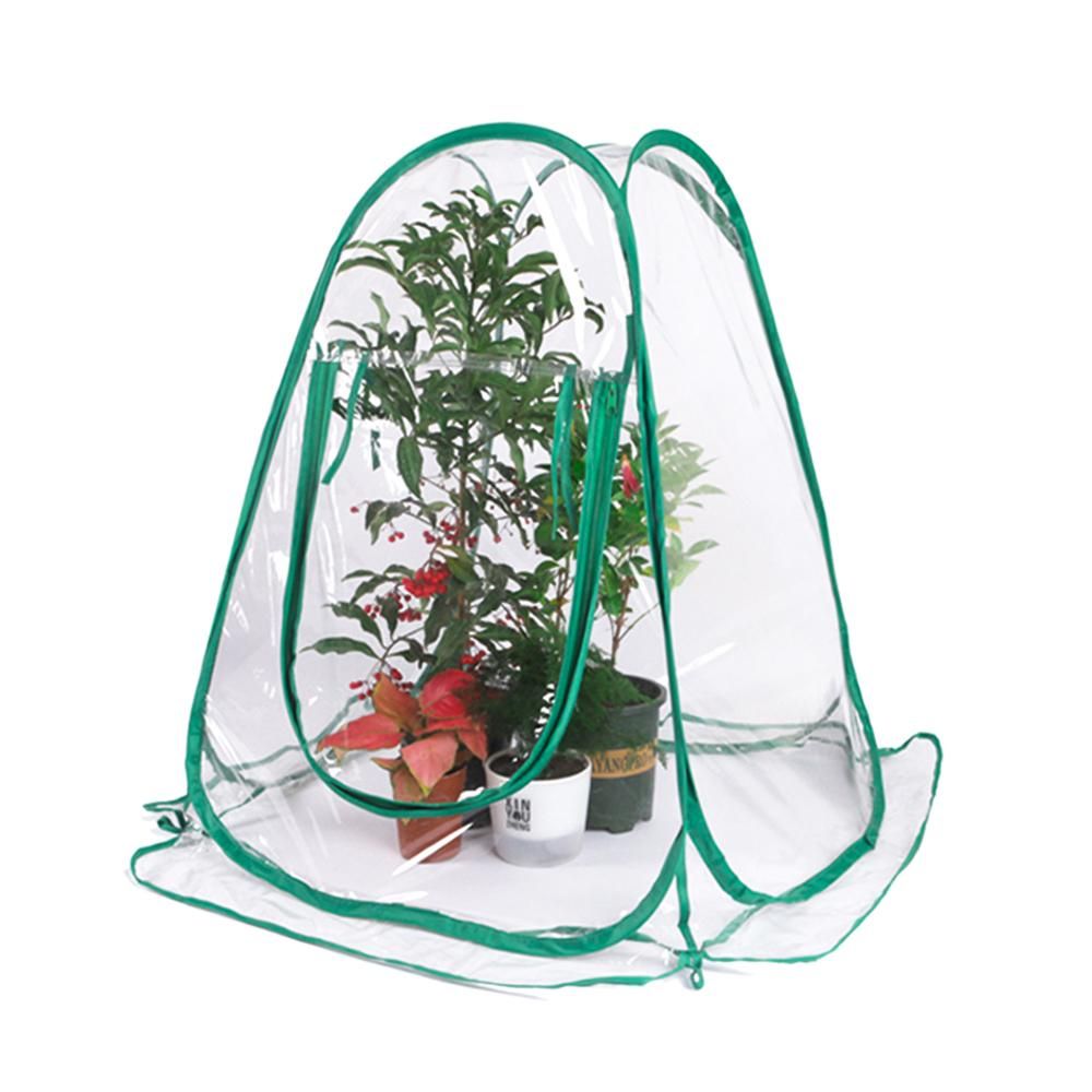 Greenhouse Mini Plant Cover Pop Up PVC Greenhouses Backyard Protecting for Flower Grow Gardening Rain Shelter   Frost Tents for Outdoor Plants Sunshine Room