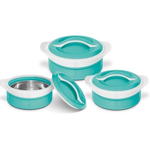 Milton Zenith Insulated Casserole 3pcs Set 1000,1500,2500