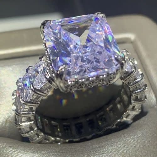 Studded Engagement Ring