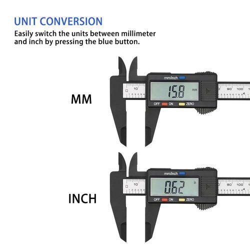 Electronic Digital Caliper Inch/Metric Conversion 0-150 Mm