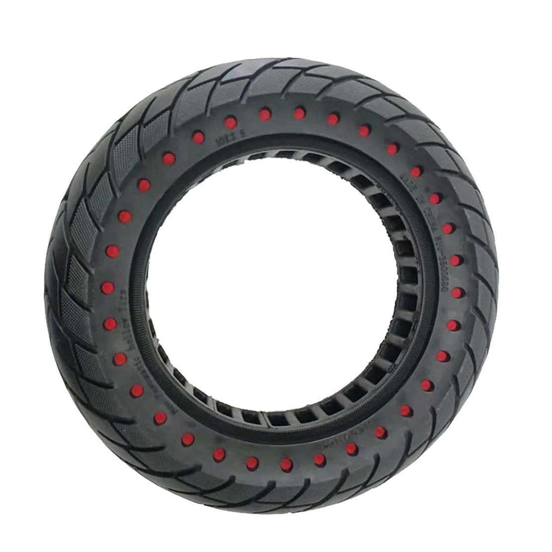 Scooter Tires Rubber Shock Absorber Non-Pneumatic Tyres for 10Inch Scooter Skateboard Tyre Solid Hole Tires