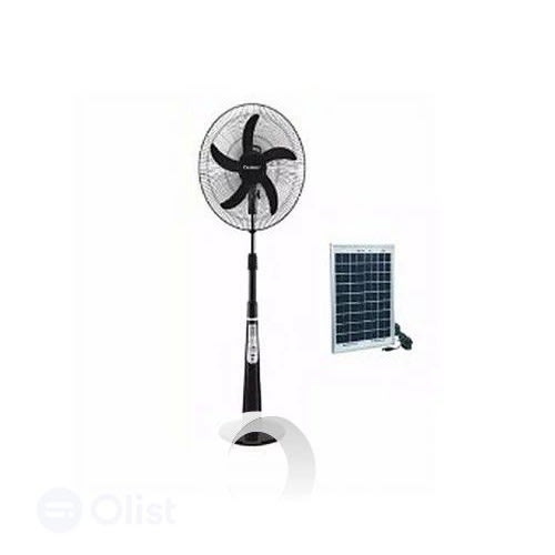18" Rechargeable Fan 45-d With Remote,usb Port And 18 Volt 20 Watts Solar Panel
