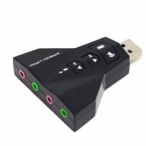 External Usb Sound Card - Virtual 7.1 Channel- Usb To 3d Stereo Sound Adapter