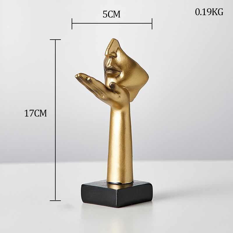 Statue Abstract Resin Desktop Ornaments Sculpture Miniature