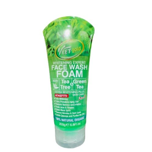 Whitening Expert Face Wash Foam With Tea Tree & Green Tea 200g