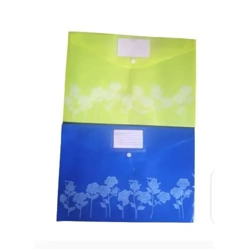 Flower Plastic Clear Bag - 12 Pieces