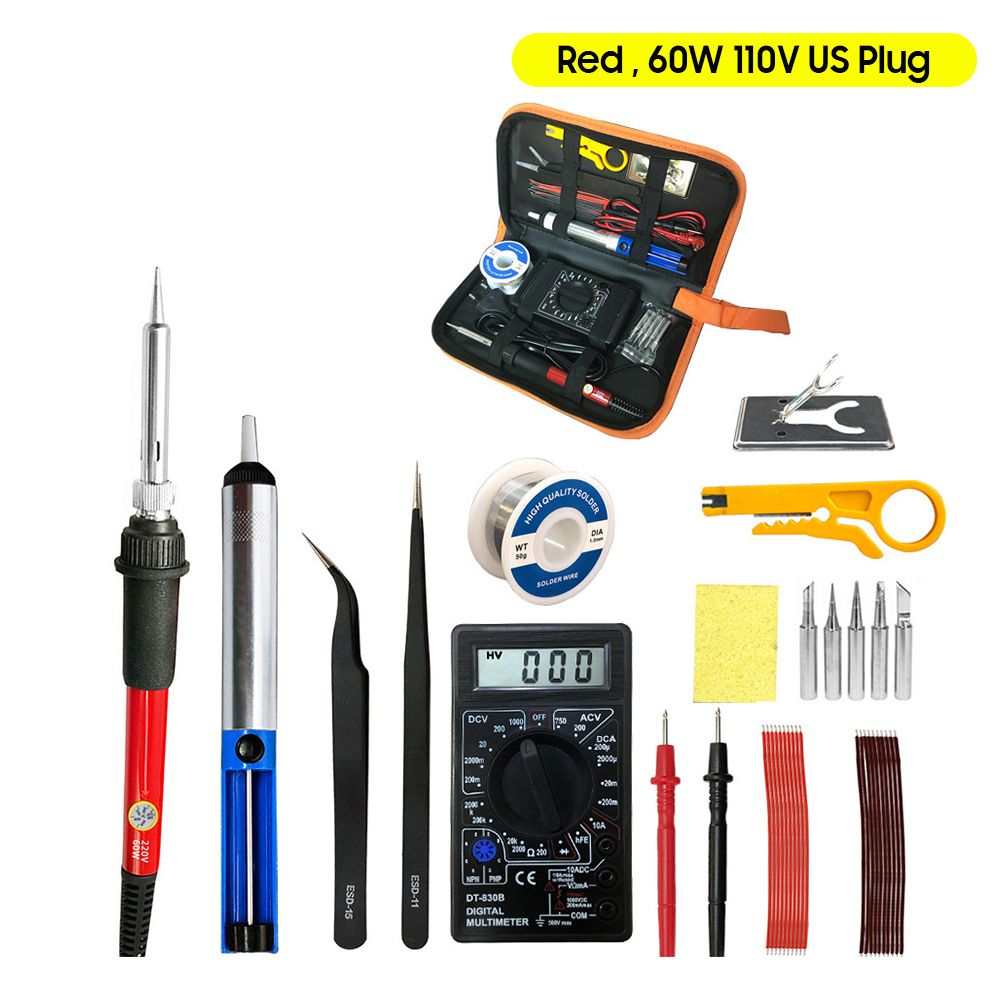 Smart Electric Soldering Iron 60W 80W With LED Digital