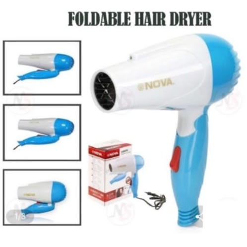 Foldable High Grade Mini Hair Dryer- 1000w
