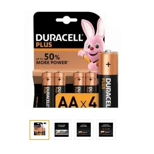 AA Alkaline Battery - Set Of 4