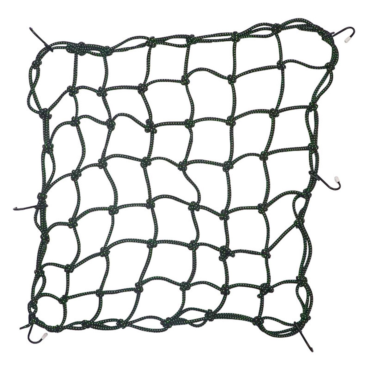 15.7''X 15.7''Motorcycle Cargo Net With 6 Hooks 49 Grids