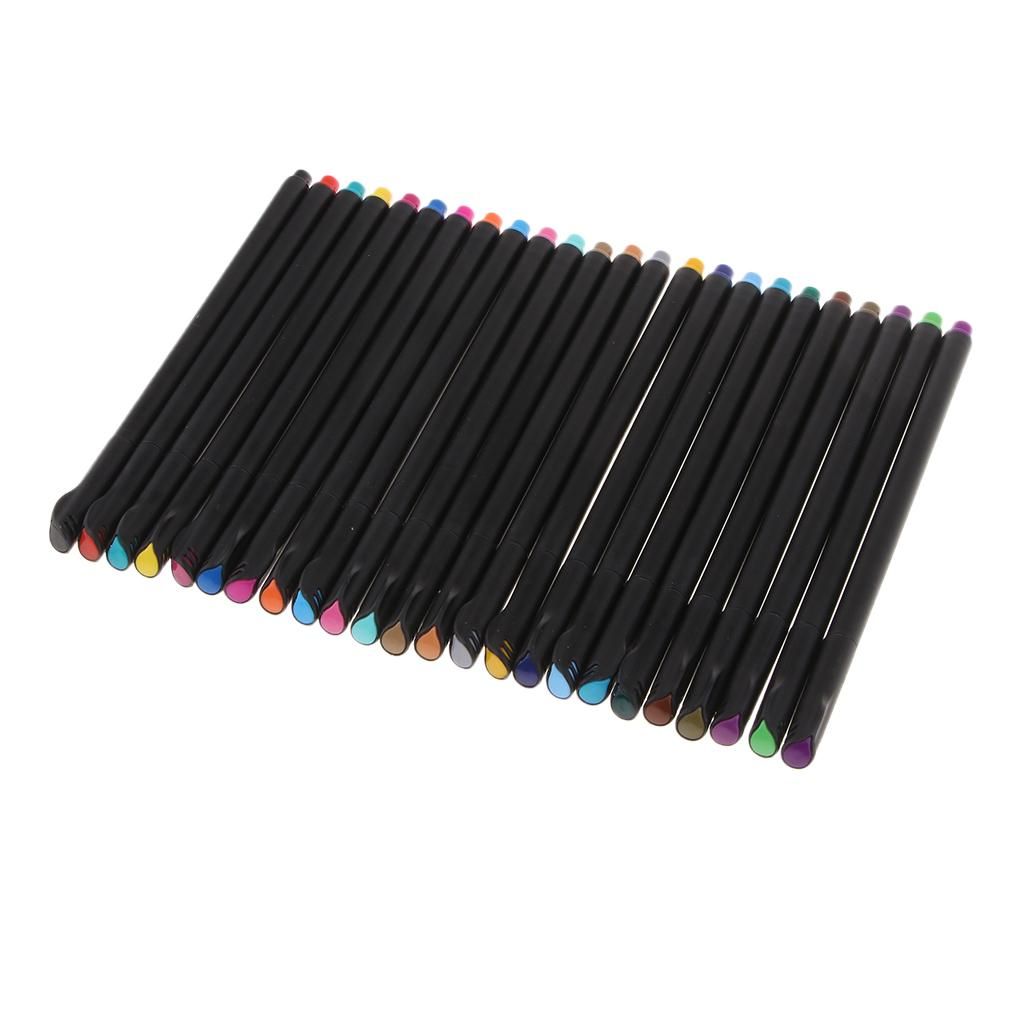 24 Colors Waterproof Acrylic Pens Acrylic Marker Pen Foliation Pen Set