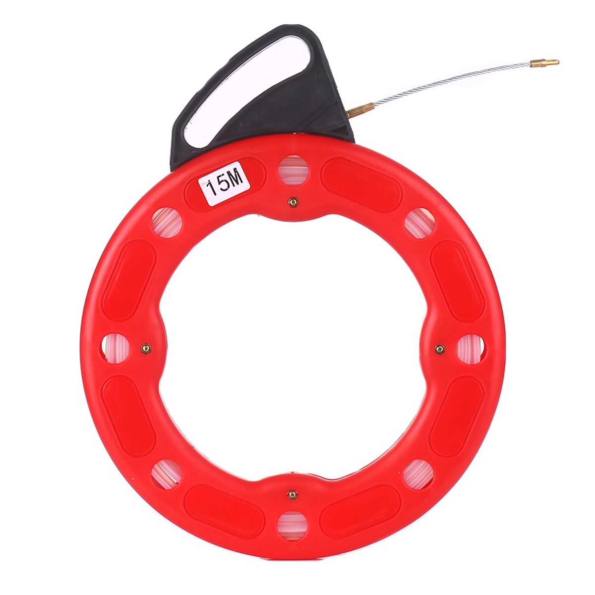 15M Fiberglass Fish Tape Reel Puller Conductive Electrical