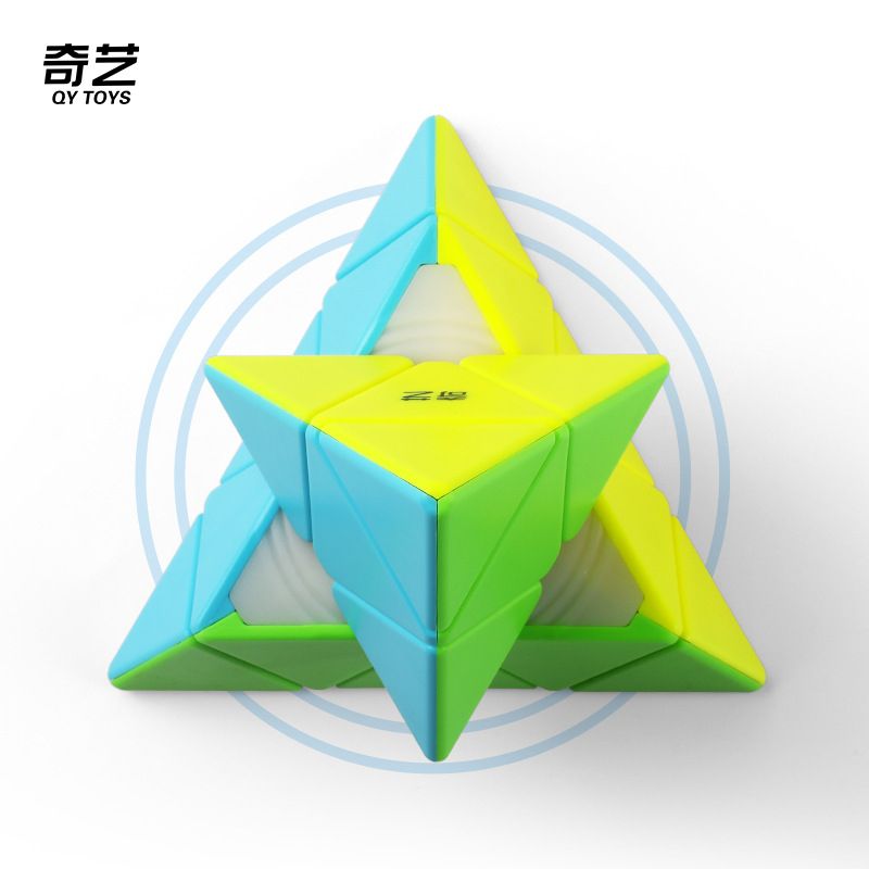 Qiyi 2345678 Rubik #39;s Cube Pyramid Maple Leaf Five Magic