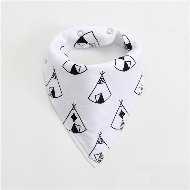 2pcs New Cotton Baby Bibs