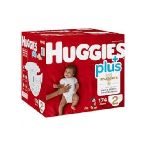 Huggies Comfortable Little Snugglers Baby Diaper - Size 2 - 174 Count