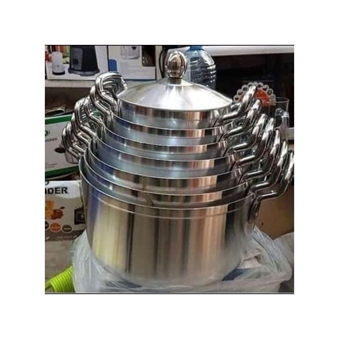 Quality Aluminum Cooking Pots 7 Sets