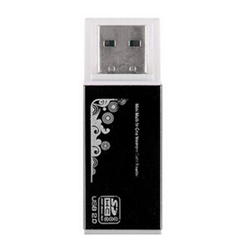 USB 2.0 All in 1 Multi Memory Card Reader for Micro SD SDHC-