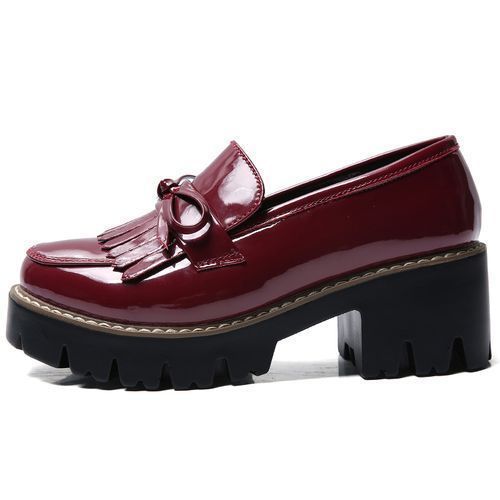 Leisure Ladies Shoes Ballet Flats Women Flat Shoes Red