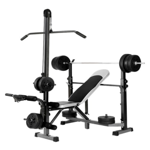 6 In 1 Muti Station Incline,flat And Decline Bench Press With Lat Pulldown