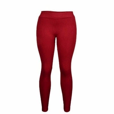Ladies Full Leggings - Wine
