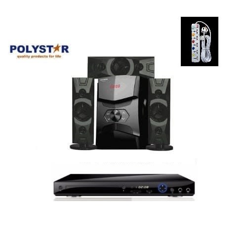 3.1ch X-bass Sound Speaker -pv-85b-3.1 + Free LG Dvd + Free Extension