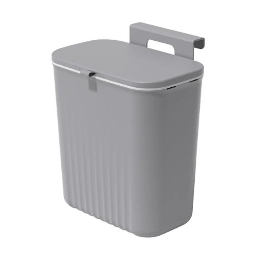 Wall Mount And Hanging Trash Can/ Hanging Waste Bin/ Dustbin- Grey