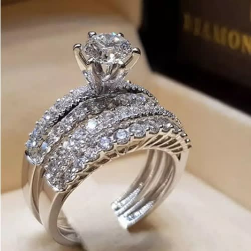Women's Wedding Ring Set-2pcs