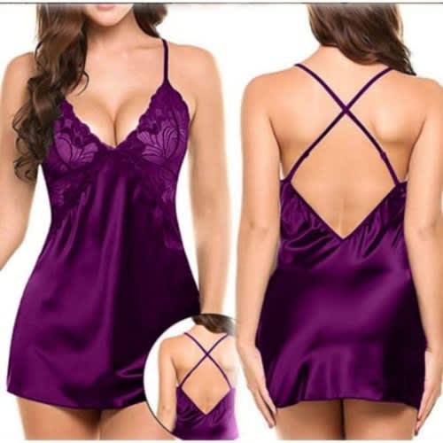 Ladies Night Wear - Purple