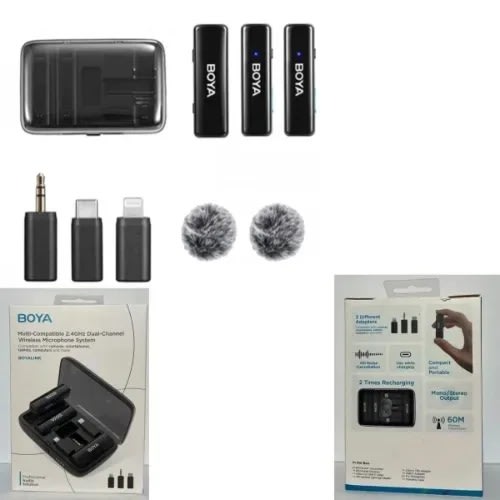 Link Multi-compatible 2.4ghz Dual-channel Wireless Microphone