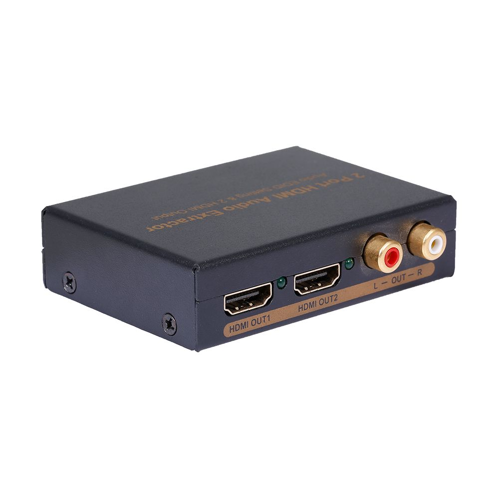 NK-912 2 Port HDMI Splitter Video Switcher Audio Extractor