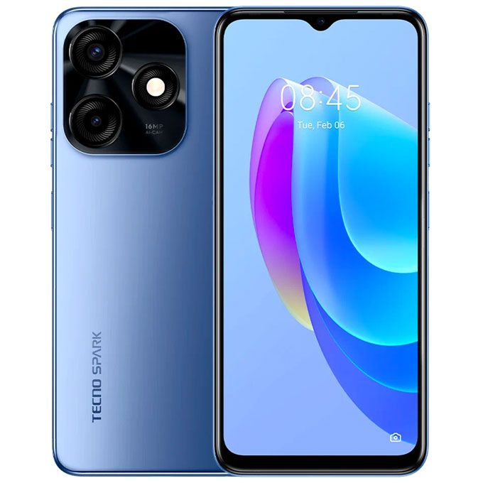 Spark 10c 6.6" 4GB RAM/128GB ROM  Android 13 Blue