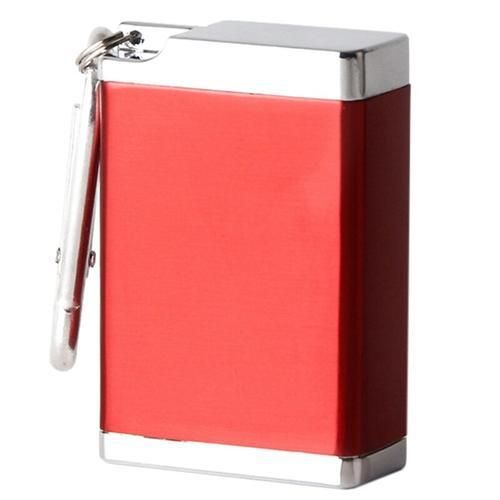 Ash Tray With Keychain Mini Portable Ashtray Outdoor Keychain Metal Pocket Holder Ashtray Keyring Smoking Accessories Men Gift