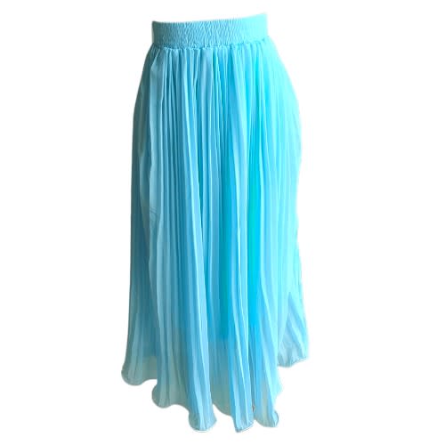 Pleat Maxi Skirt